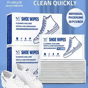 Custom Disposable Portable Sneaker & Sports Shoe Cleaning Wet Wipes – Individually Packed Shoe Cleaning Wipes thumbnail-5