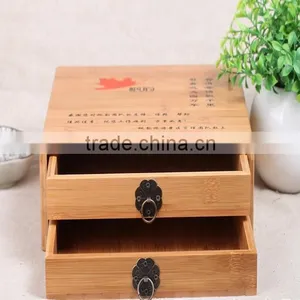 Unfinished Wooden Tea Box, Tea Packaging Box, Tea Storage Box thumbnail-1