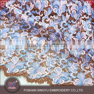 2015 New Design Hot Sale Multi-color Chemical Lace Embroidery Dresses Fabric for Women thumbnail-3