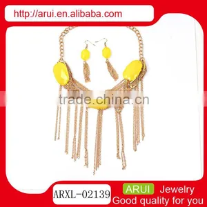 2016 Women Jewelry Necklaces Cord Charms Tassel Necklace thumbnail-2