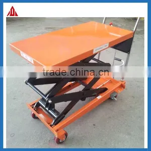 Hydraulic Foot Pump Scissor Lift Table,lifting Height0.35~1.5m,capacity 500kg,net Weight 120kg,table Size 1220*610*58mm thumbnail-1