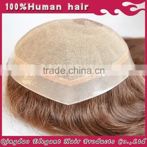 Hot Sale Silk Base Blonde European Hair Women Toupees for White Woman thumbnail-3