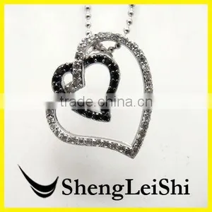 Heart to Heart Pure Silver Pendant thumbnail-1