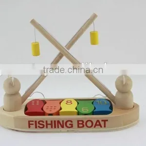 Wholesale Wooden Toy Fishing Boat for Children thumbnail-1
