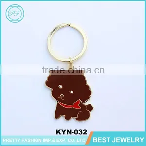 Wholesale Pet Teddy Dog Key Chain Etal Key Ring Manufactures thumbnail-1