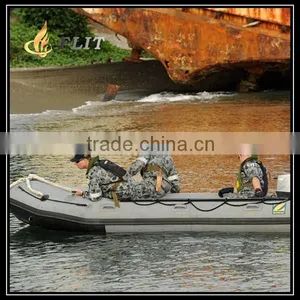 China Hot Sale PVC Military Rigid Inflatable Boat, Inflatable Fishing Pedal Boat, Inflatable Boat for Sale thumbnail-1