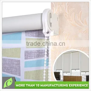 Home Decoration Natural Look Blackout Colorful Printed Curtain Blinds thumbnail-3