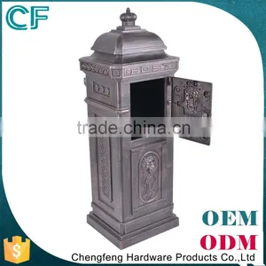 Aluminum Mailbox With Lion Statue Letterbox thumbnail-6