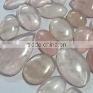 BRAZILIAN Rose Quartz Gemstone Flatback Loose Semi Precious Stone Cabochons thumbnail-4