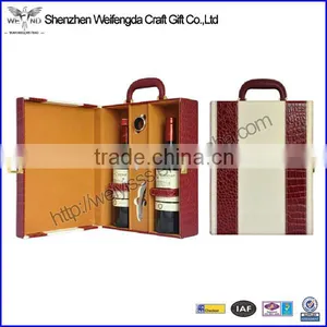 Multicolor High Quality Leather Wine Case,wine Gift Set thumbnail-1