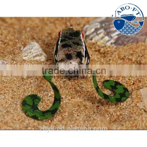 2016 Narrow Double-hook Artificial Lifelike Soft Frog Fishing Lure thumbnail-6