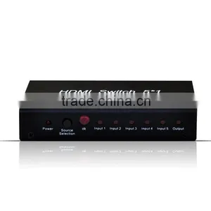 5 Port HDMI Splitter Switch Selector Box 1080P for HDTV thumbnail-2