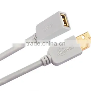 Xinya Hot Selling New Type A to Type A Male/Female USB 2.0 Extension Cable thumbnail-2