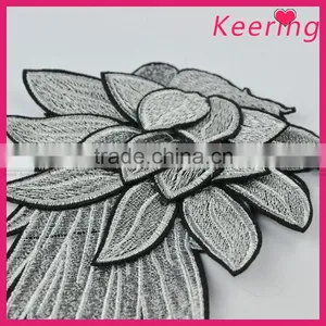 Handmade Applique Flower Embroidery Pattern for Wedding Dress Decoration thumbnail-3