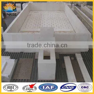 Brick Factory Fused Cast AZS ER 1681 for Glass Furnace Tank Bottom thumbnail-2