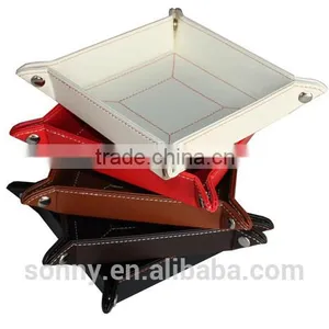 Leather Valet Coin Tray thumbnail-6