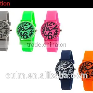 Oulm Big Number Watch, Multi Color Watches, Cheap Custom Logo Watches thumbnail-6