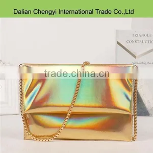 Fashionable Simple Style Ladies Lightening Patent pu Shoulder Bag thumbnail-1