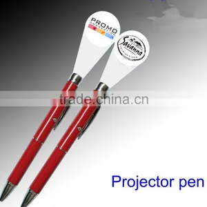 High Quality Led Projector Pen , Metal Pen With Customize Logo thumbnail-3