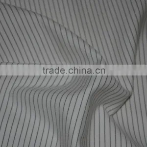 CVC Cotton Polyester Interlock 32s 230 Gsm Yarn Dyed Stripe Fabric thumbnail-1
