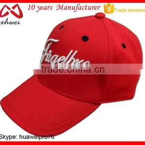 Red Cotton Chino Twill Fabric Golf Cap thumbnail-3