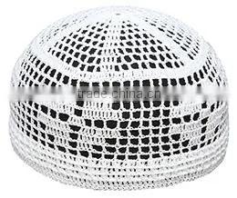 China Promotion Hand White Muslim Prayer Cap Wholesale Quality Choice thumbnail-4