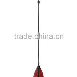 Carbon Fiber SUP Adjustable Length Wood Blade Paddle thumbnail-6