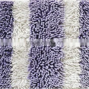 Floor Mat Long Pile Polyester Room Mat With Anti-slip Base thumbnail-1
