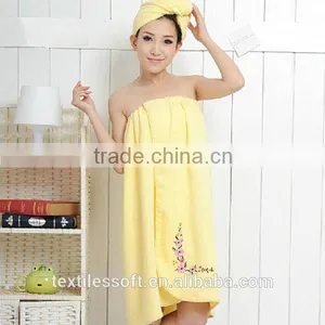 MICROFIBER SHOWER WRAP TOWEL BATH SKIRT BATH ROBE thumbnail-1