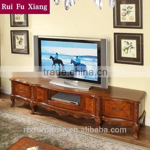 Vintage Style Wooden Flooring TV Stand Cabinet for Storage T-216 thumbnail-1