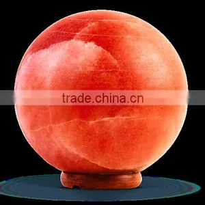Ball Geometrical Shape Himalayan Rock Salt Lamp thumbnail-1