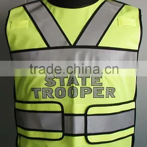 High Visibility Reflective Safety Police Vest thumbnail-1