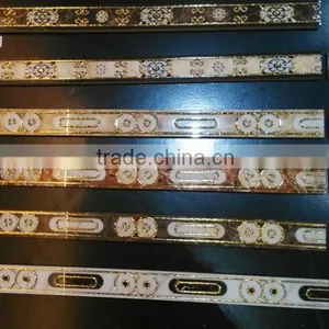 Porcelain Golden Decorative Wall Border 600x45MM thumbnail-1