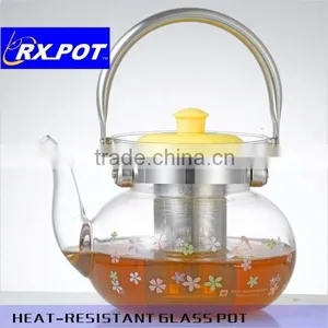 High Quality Tea Pot,new Design Pyrex Glass Tea Pot 1300J/1600J/2200J thumbnail-3