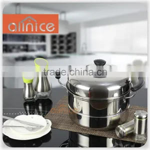 Allnice-30cm Capsulated Bottom Stainless Steel Steamer Pot thumbnail-1
