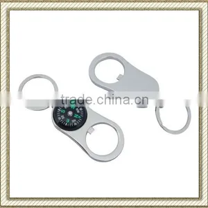 Pocket Metal Key Chain Compass With Beer Bottle Opener,Promotion Beer Bottle Opener thumbnail-1