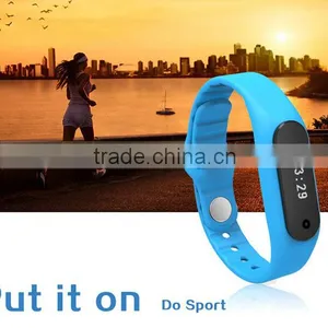 2015 Newest Xiaomi E06 Smart Bracelet/wristband Touch Screen Fitness Wearable for IOS and Android Smartphone thumbnail-4