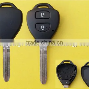 2 Buttons Spare Remote Key Shell for Toyota Carola Car Keys no Logo thumbnail-1