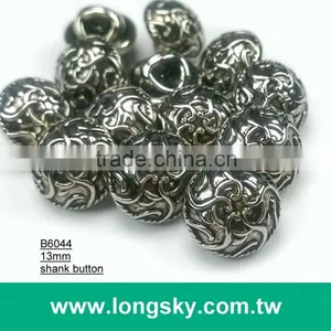 (#B6044/13mm) Taiwan Produced Stripe Pattern Small Shank Buttons for Clothing thumbnail-1