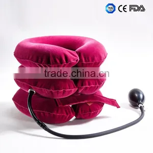 Portable Neck Massage Collar Air Neck Traction Inflatable Cervical Collar for Driving Supplier's Choice thumbnail-6