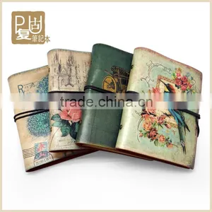 Cover Notebook Stationeri Offic H-001 PU DIY All Kinds of Notebook (large) / 4 Design Mixed Assembly Stationery Travel Notebook thumbnail-1