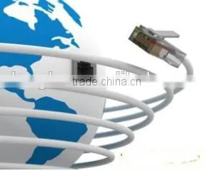 SGS CE Certified FR PVC Sheath Jacket 4PR 26AWG 0.4mm Solid Bare Copper Cat5e UTP Computer Cable thumbnail-1