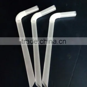 12mm Plastic Transporant Flexible Straws thumbnail-3