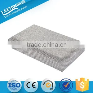 Acoustic Leather Fabric Panel Stock for Sale thumbnail-2