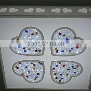 Flush Mounted Ceiling Lamp With 4 Sweet Heart Pattern thumbnail-1