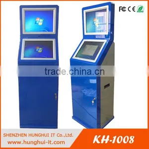 Advertising Double Screen Self Service a4 Scanner Kiosk/QR Bar Code Scanner Kiosk thumbnail-3