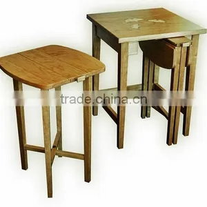 CFF08110 Classic Folding Nest Tables,stacking Side Tables thumbnail-1