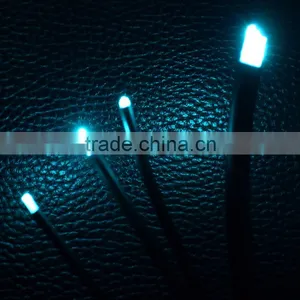 High Quality 14cores 0.75mm Multi Strands End Glow Fiber Optic Cable for Decorate Lighting thumbnail-5