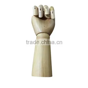 Wooden Long Arms Wooden Arms White Color Wooden Arms Female Wooden Hand Male Wooden Hand for Stock thumbnail-4