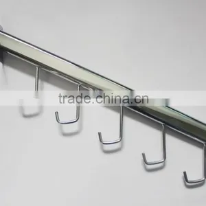 Chrome Metal J Shape Display Hook for Hanging Bag thumbnail-2